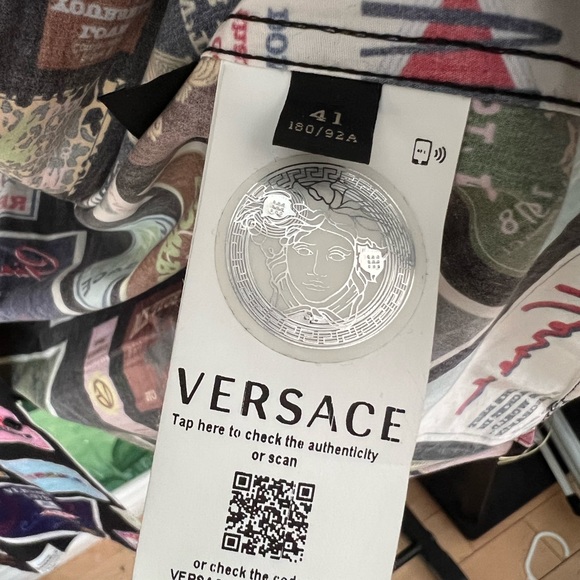 Versace rodeo print dress shirt - Picture 4 of 7